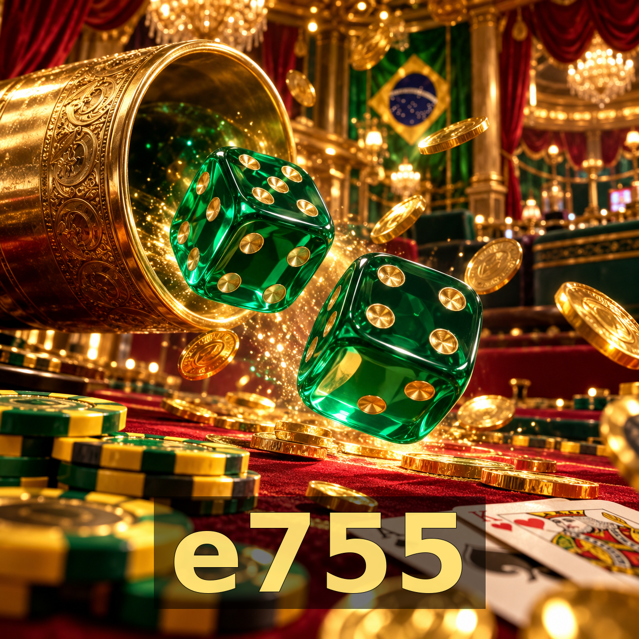 e755 oferece diversas opções de jogos online